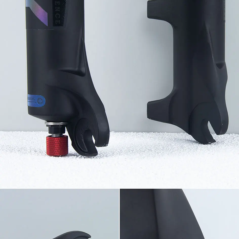 BOLANY R29 Horquilla de Bicicleta con Ajuste de Rebote Suspensión Delantera de Aire MTB 26/27.5/29 Pulgadas Recorrido de 120 mm Horquilla de 9x100mm Liberación Rápida Accesorios para Bicicletas Hor 43