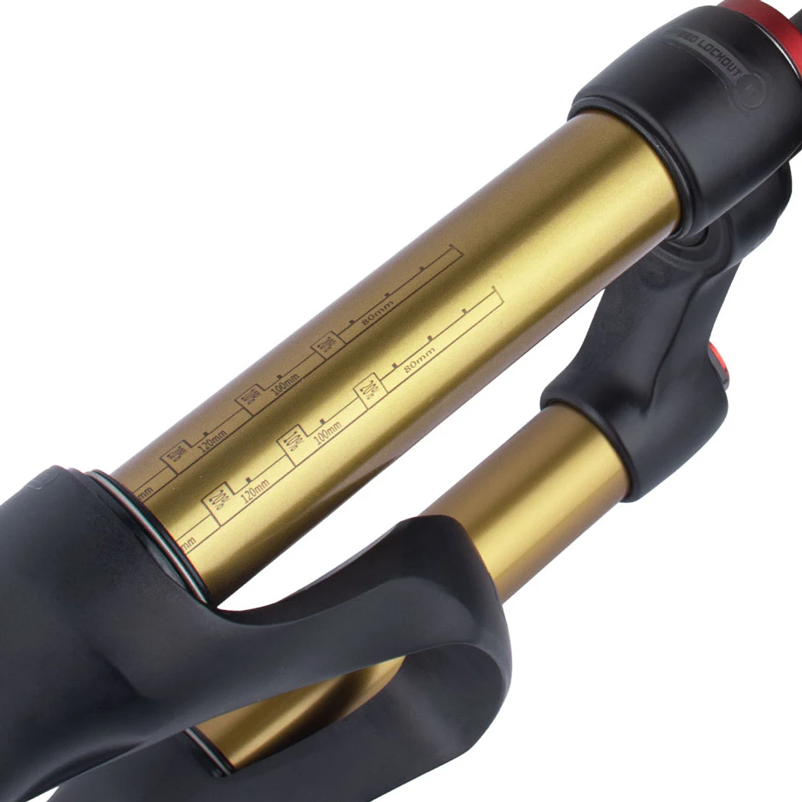 BOLANY R29 Horquilla de Bicicleta con Ajuste de Rebote Suspensión Delantera de Aire MTB 26/27.5/29 Pulgadas Recorrido de 120 mm Horquilla de 9x100mm Liberación Rápida Accesorios para Bicicletas Hor 44