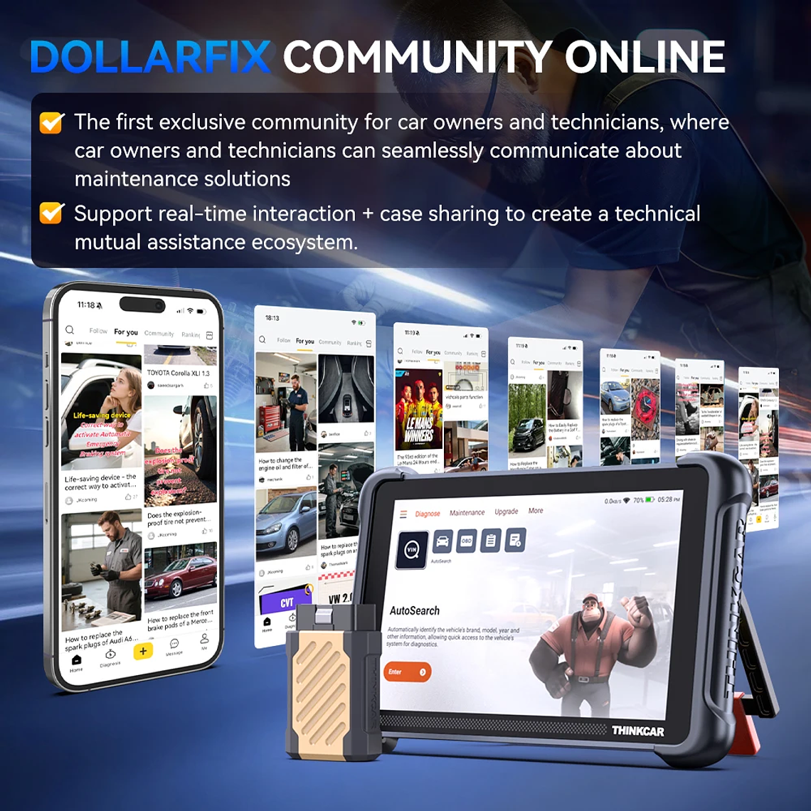 Programación de llaves THINKCAR THINKSCAN 689BT con KEY 101 Herramienta de diagnóstico automotriz Escáner OBD2 bidireccional Codificación de ECU CANFD DOIP 34 Restablecimiento completo Vida útil  47