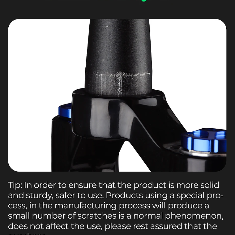 BOLANY R29 Horquilla de Bicicleta con Ajuste de Rebote Suspensión Delantera de Aire MTB 26/27.5/29 Pulgadas Recorrido de 120 mm Horquilla de 9x100mm Liberación Rápida Accesorios para Bicicletas Hor 51