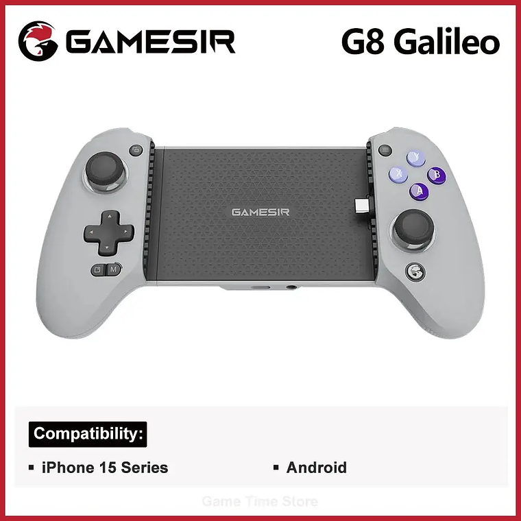 GameSir-Gamepad G8 Galileo para android, mando para PS4, PS5, mando para teléfono móvil, Efecto Hall Stick para iPhone 15, Android 7