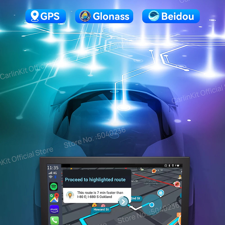 8G+128G Carlinkit CarPlay Ai Box LED Android 13 Inalámbrico Android Auto CarPlay Video TV Box Qualcomm SM6225 Caja de transmisión de 8 núcleos para VW Ford Kia Toyota Honda Benz MG BYD Mazda 27