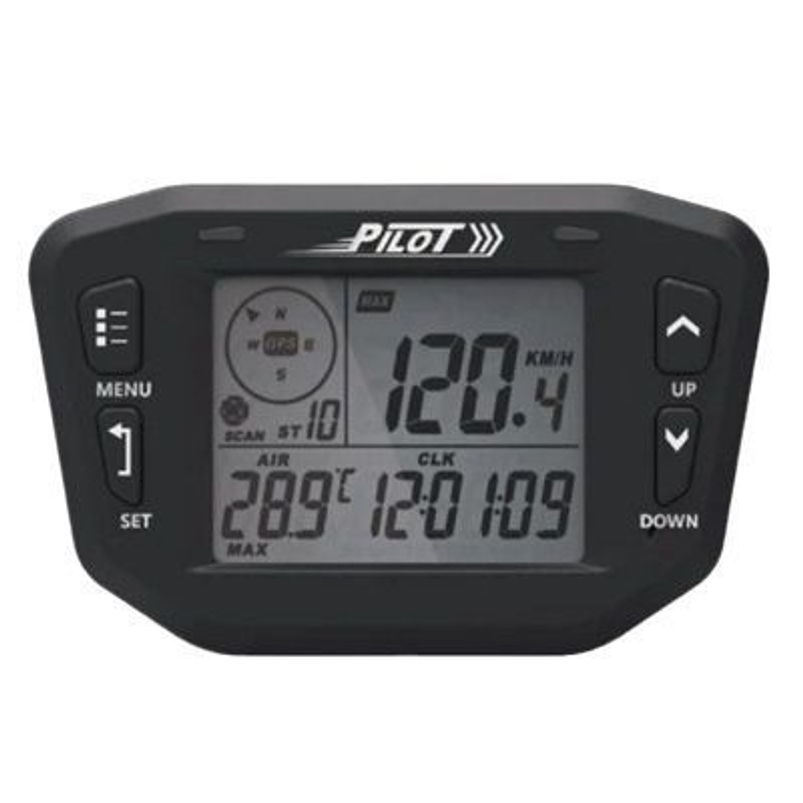 velocímetro universal trial tech pilot 1