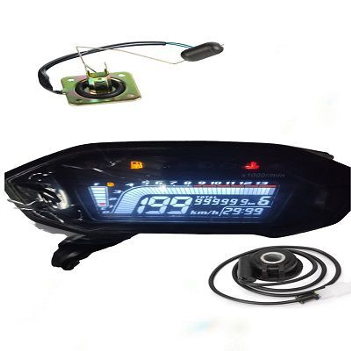 Combo velocímetro sensor universal y flota ttds 1