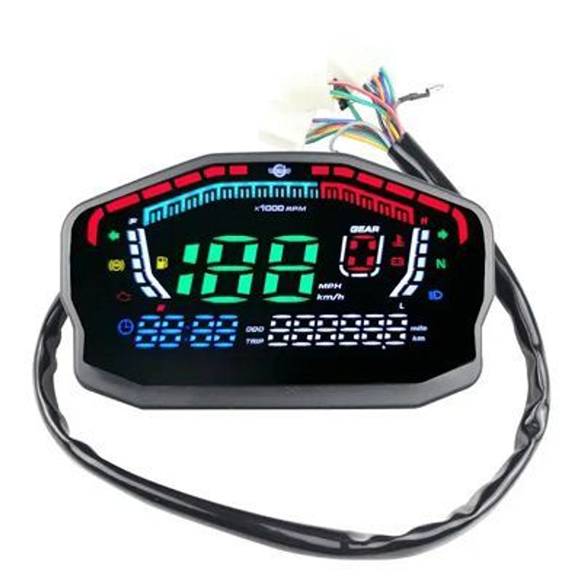 velocímetro universal ducati versión 2 1