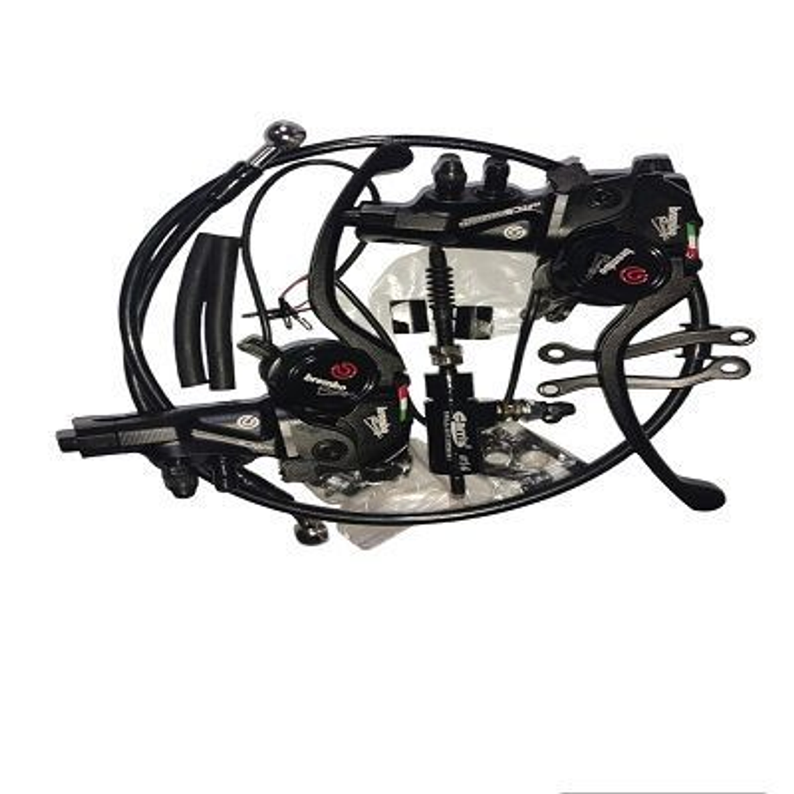 freno delantero y embrague hidráulico vertical rcs 19 negro 1