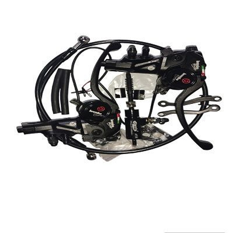 freno delantero y embrague hidráulico vertical rcs 19 negro 1