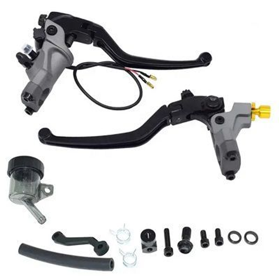 Freno delantero y embrague de guaya rcs 19 gris 1