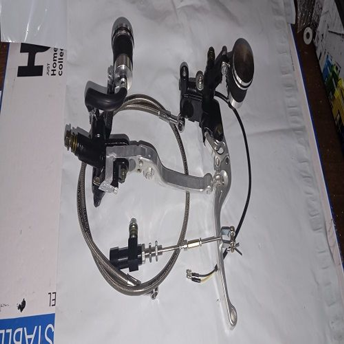 freno delantero y embrague hidráulico universal moto 2
