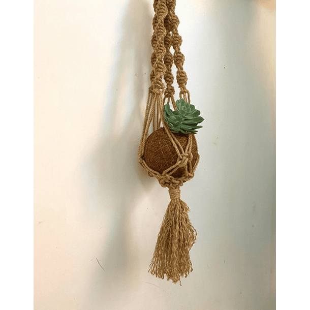  Colgante Macrame Para Kokedamas 2