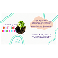 Kit de Huerta para Niñxs