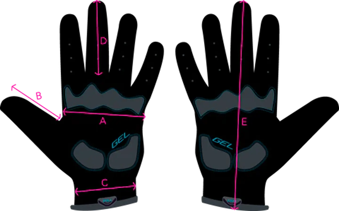 GUANTE LARGO TRIP BLACK/NEON 4