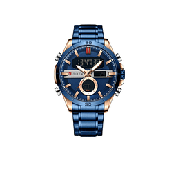 Reloj Analogo-Digital Azul Curren 8384_1