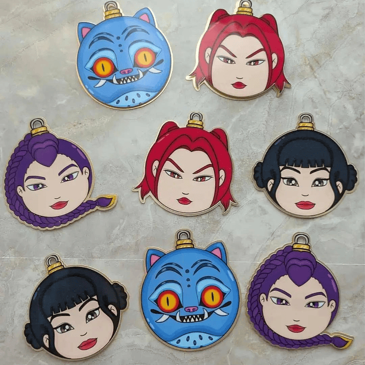 Esferas navideñas imprimibles 3