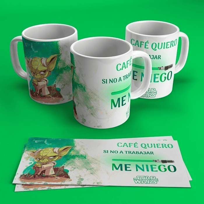 +50 Plantillas Sublimación Tazas Star Wars 5