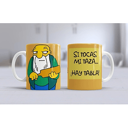 40 Plantillas Sublimación Tazas - Los Simpsons 