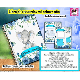 Kit Imprimible Agenda Pediátrica Álbum Recuerdos Bebé 
