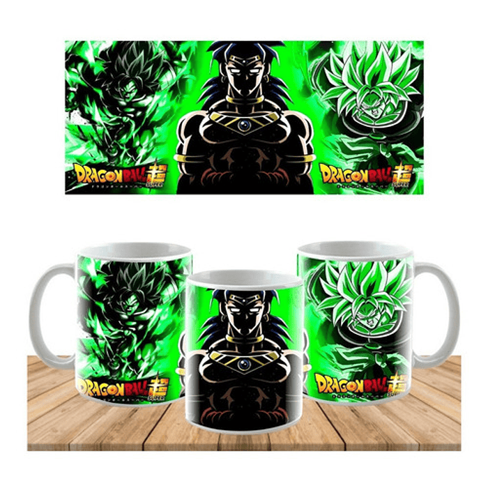 20 Plantillas Sublimación Tazas Dragon Ball #3 7