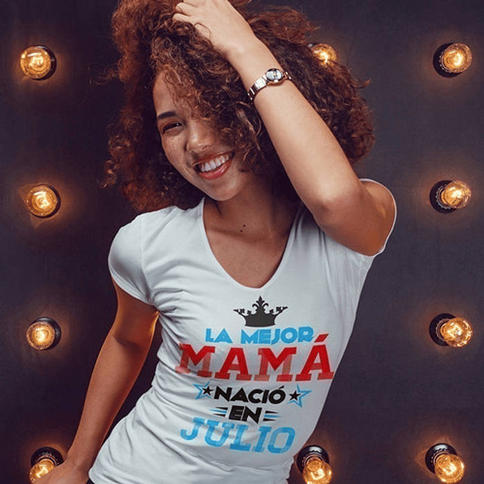 Plantillas Sublimación Poleras | La Mejor Mamá Nacio En.. 3