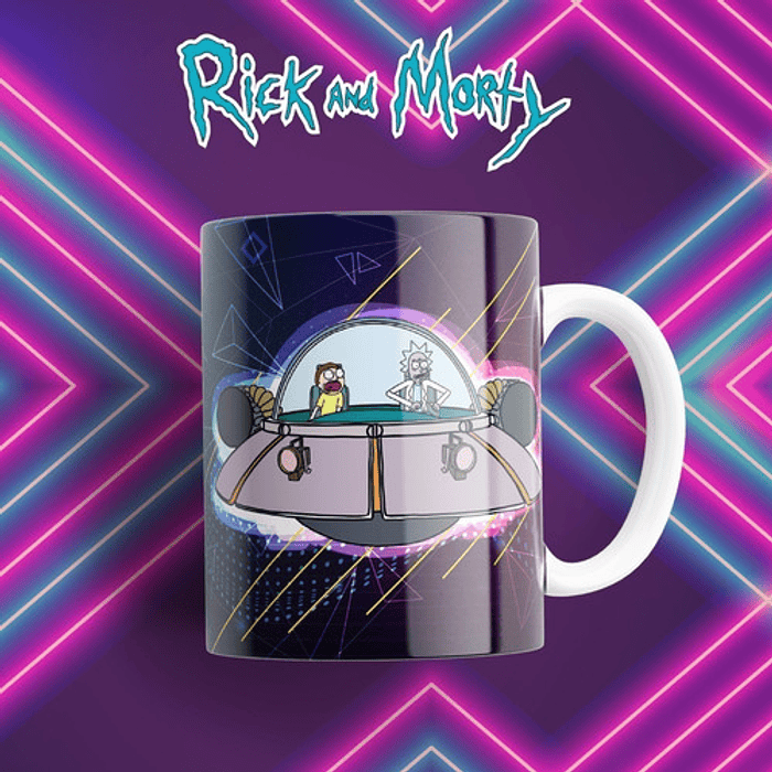 Plantillas Sublimación Tazas - Rick And Morty 8