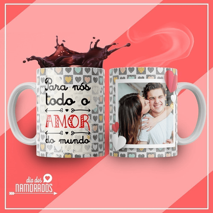 20 Plantillas Sublimación Tazas - Día Del Amor Vol.10 4