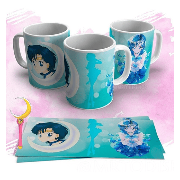 Plantillas Sublimación Tazas | Sailor Moon Vol.3 7