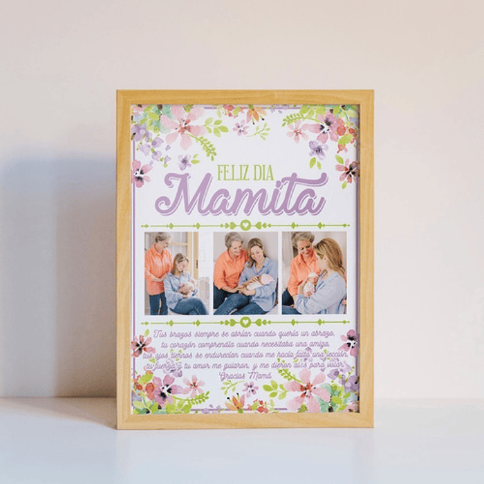 Kit Imprimible Cuadros Día De La Madre | Editables Psd 5