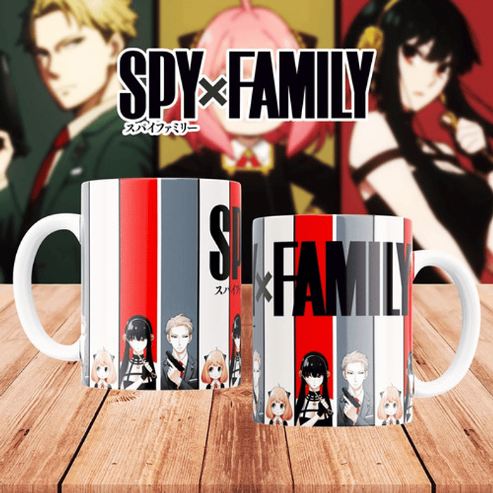 Plantillas Sublimación Tazas - Spy X Family 4