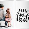 Plantillas Sublimación Tazas - Padre E Hijo / Hija Duos  4