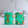 Plantillas Sublimación Tazas Abecedario Navidad 10