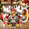 30 Plantillas Sublimación Tazas Navidad 3D Disney 3