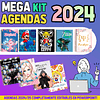 Mega Kit Anual +50 GB Agendas 2024 / 2025 2