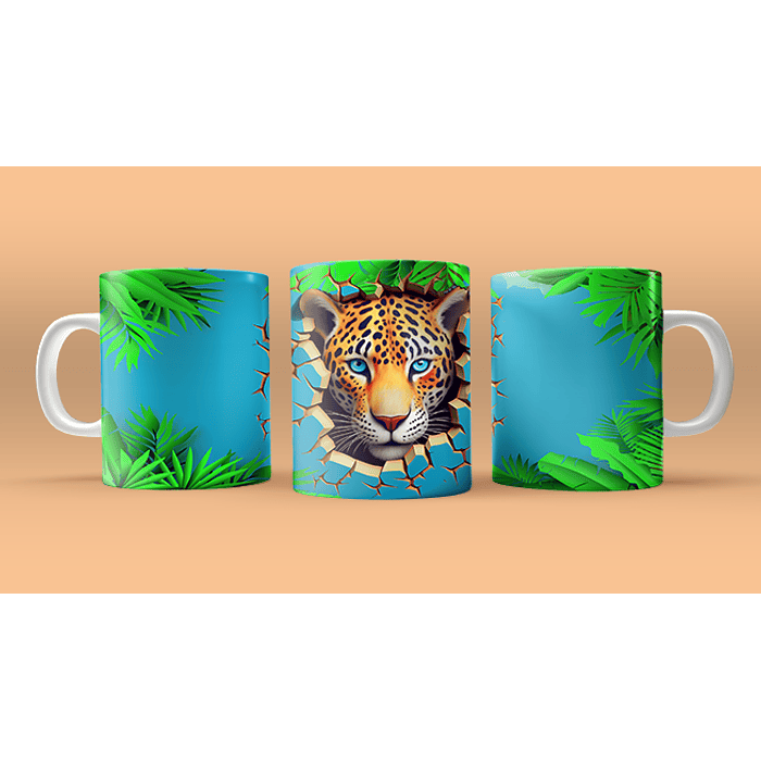 Plantillas Sublimación Tazas - 3D Animales Naturaleza Vol.4 18