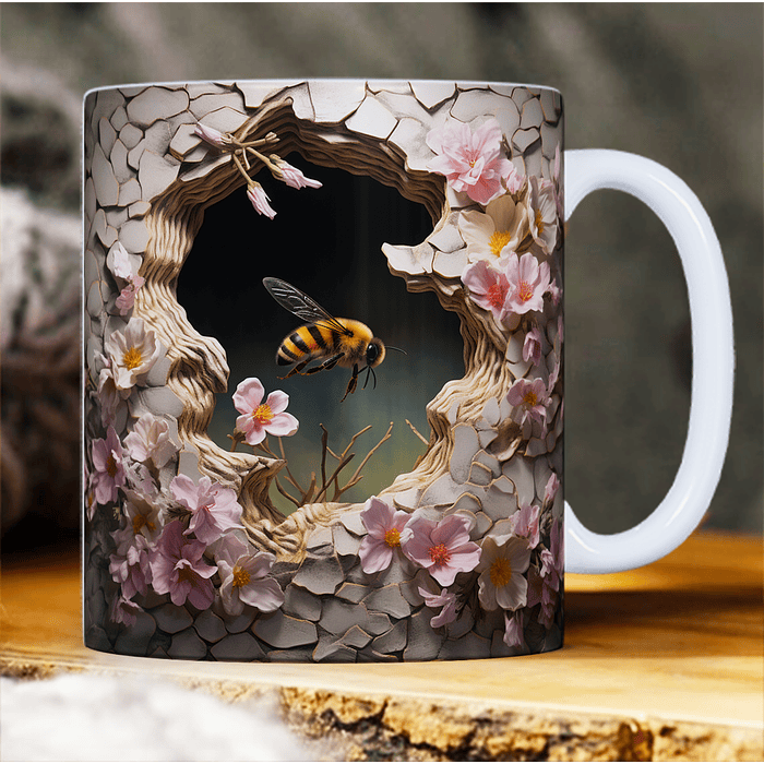 30 Plantillas Tazas 3D Naturaleza V2 7