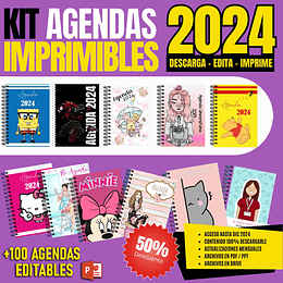 Mega Pack + 100 Agendas 2024 + Regalos!