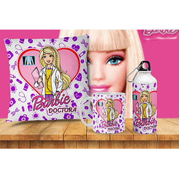 Plantillas Sublimación Tazas - Barbie Tazas + Cojín