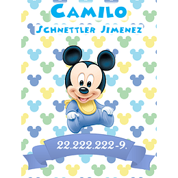 Cuaderno Pediátrico Kit Imprimible | Mickey Mouse