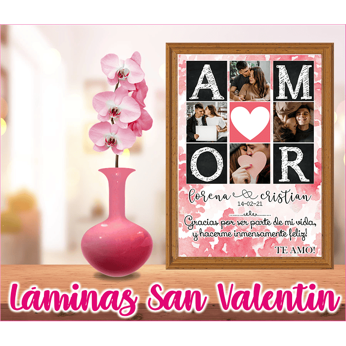 Kit Imprimible Cuadros Día Del Amor Vol.10 14