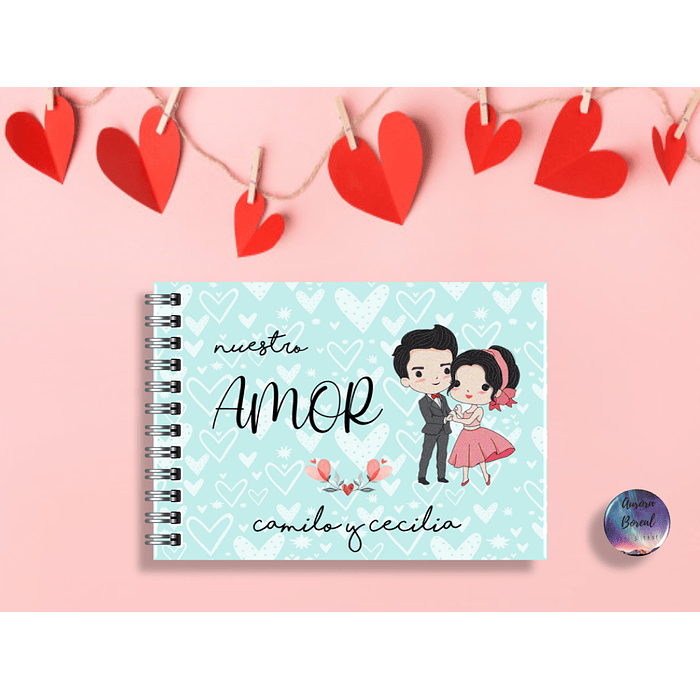 Kit Imprimible Álbum Fotos San Valentín Día Del Amor 1