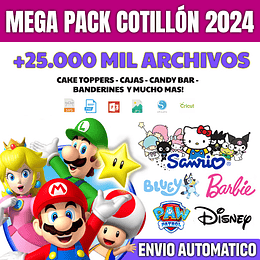 Mega Pack Papelería Creativa Cotillón 2024