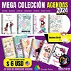 Mega Kit Anual +50 GB Agendas 2024 / 2025 2