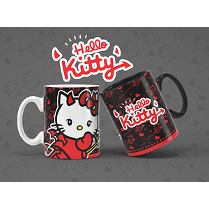  Plantillas Sublimación Tazas - Hello Kitty