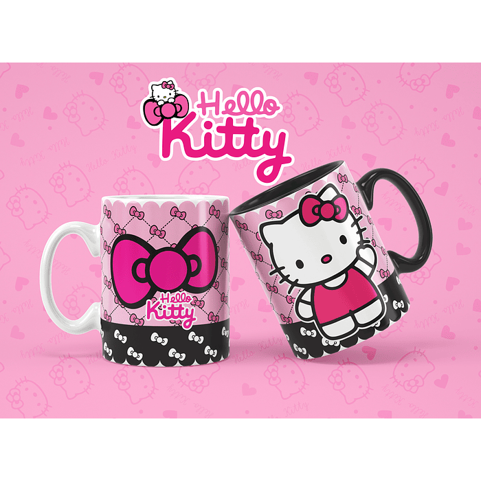 Plantillas Sublimación Tazas - Hello Kitty 7