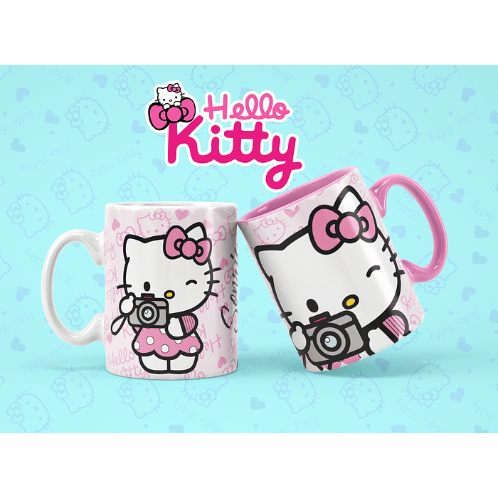 Plantillas Sublimación Tazas - Hello Kitty 5