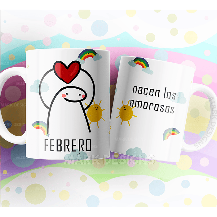 Plantillas Sublimación Tazas - Flork Meses 2