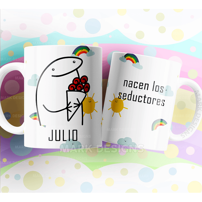 Plantillas Sublimación Tazas - Flork Meses 7