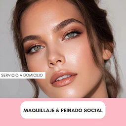 Maquillaje y Peinado Social