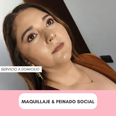 Maquillaje y Peinado Social