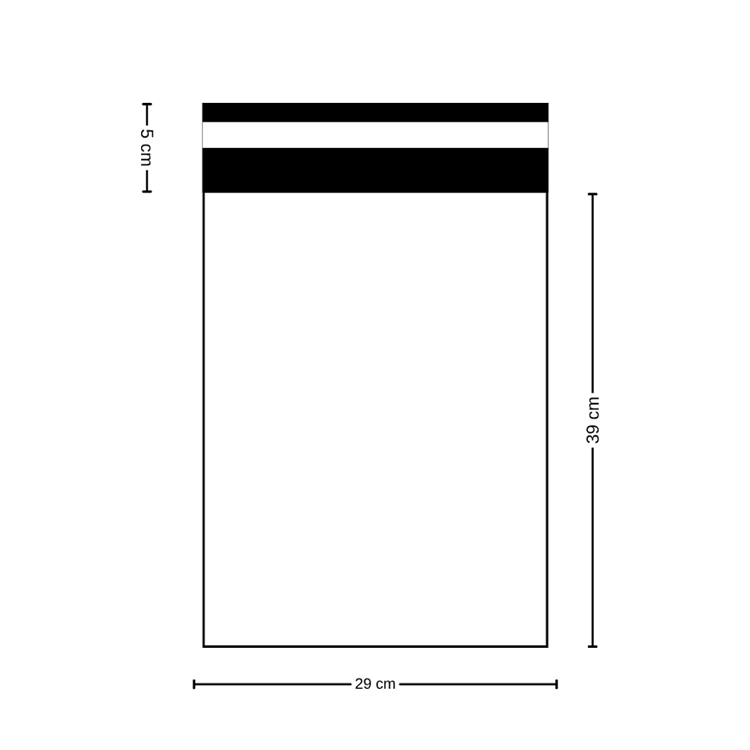 Pack x 100 Sobres Ecológicos 28x39 cm para Envíos | Doble Capa Coex Blanco/Negro 3