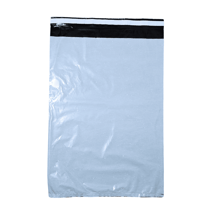 Pack x 100 Sobres Ecológicos 28x39 cm para Envíos | Doble Capa Coex Blanco/Negro 1